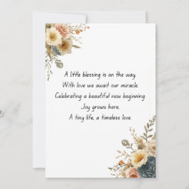 Grappige babyshower feest uitnodiging template