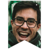 Grappige Bachelorette Groom Face Banner Aangepaste (Tweede vlag)