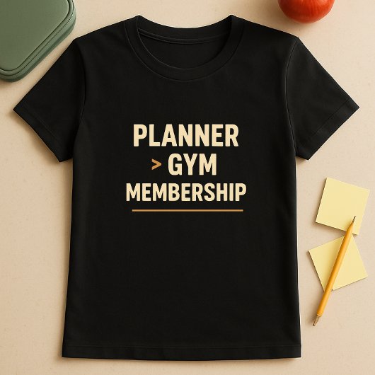 Grappige back-to-school ouder; ouderplanning t-shirt