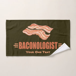 Grappige Bacon Baconoloog Handdoek
