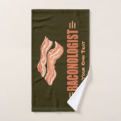 Grappige Bacon Baconoloog Handdoek (Handdoek)