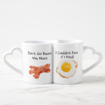 Grappige bacon en ei parodie van lied