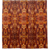 Grappige Bacon Lovers Kaleidoscoop Print Douchegordijn (Voorkant)