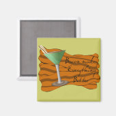 Grappige Bacon Martini magneet (Voorkant / Achterkant)