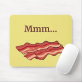 Grappige bacon muismat (Met muis)