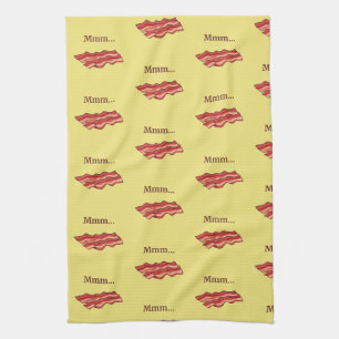 Grappige bacon theedoek