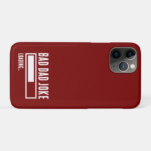 Grappige Bad Dad Joke Loading Case-Mate iPhone Case (Achterkant (horizontaal))