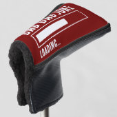 Grappige Bad Dad Joke Loading Golfheadcover (3/4 voorkant)