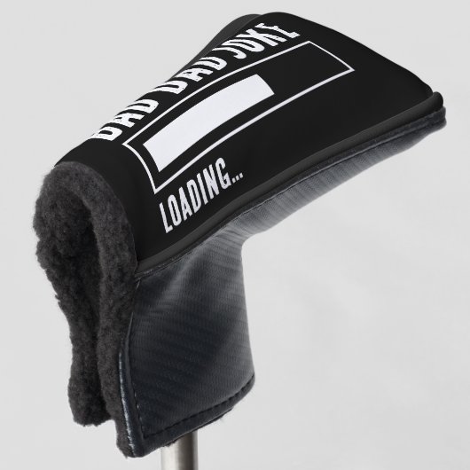 Grappige Bad Dad Joke Loading Golfheadcover (3/4 voorkant)