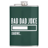 Grappige Bad Dad Joke Loading Heupfles (Voorkant)
