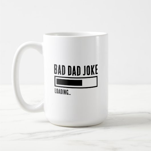 Grappige Bad Dad Joke Loading Koffiemok (Links)