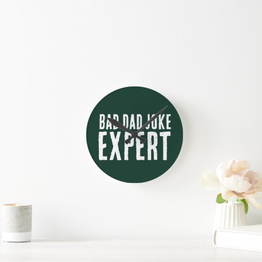 Grappige Bad Dad Joke Loading Ronde Klok (Huis)