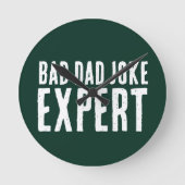 Grappige Bad Dad Joke Loading  Ronde Klok (Voorkant)