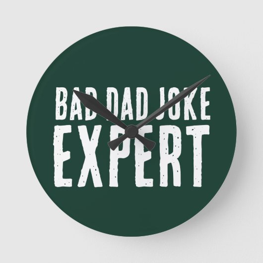 Grappige Bad Dad Joke Loading  Ronde Klok (Voorkant)