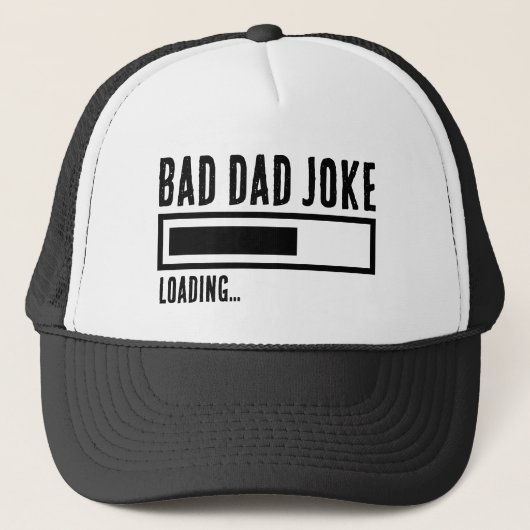Grappige Bad Dad Joke Loading Trucker Pet (Voorkant)