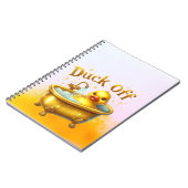 Grappige Bad Eend Notitieboek (Linkerzijde)