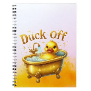 Grappige Bad Eend Notitieboek