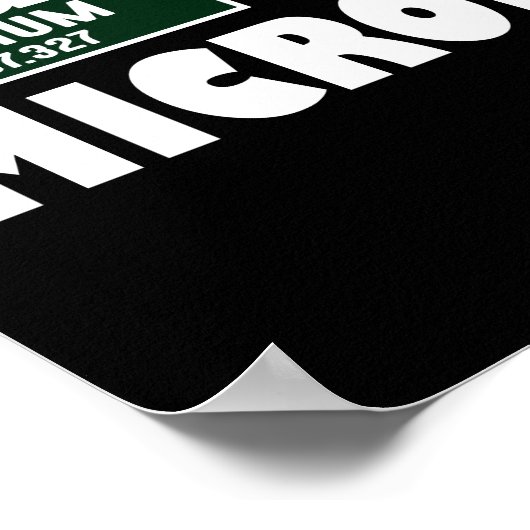 Grappige Badass Microbioloog Poster (Hoek)