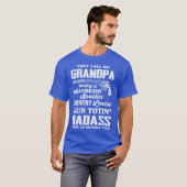 Grappige badass opa t-shirt (Voorkant volledig)
