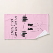 Grappige badhanddoeken met Curiosity Eyes - Smile Bad Handdoek (Handdoek)