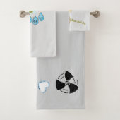 Grappige badhanddoekset - "Droog ons niet uit! Bad Handdoek (Insitu)