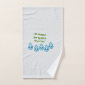 Grappige badhanddoekset - "Droog ons niet uit! Bad Handdoek (Handdoek)