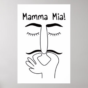 grappige badkamer muur kunst poster