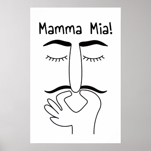 grappige badkamer muur kunst poster (Voorkant)