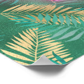 Grappige badkamer Neon Oerwoud Print Quote (Hoek)