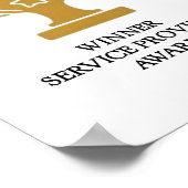 Grappige badkamer Reviewen Poster (Hoek)