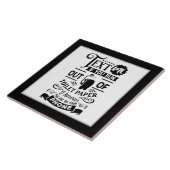 grappige badkamer tekst woord kunst tegeltje (Zijkant)