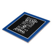 Grappige badkamer woord kunst keramische tegel tegeltje (Zijkant)