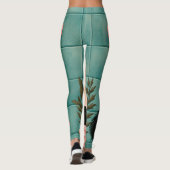 Grappige badkamer zwarte kat leggings (Achterkant)