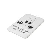 Grappige Badmat met Curiosity Eyes - Smile (Gekanteld)