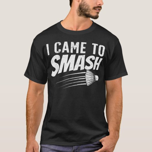 Grappige Badminton Badminton T-shirt (Voorkant)