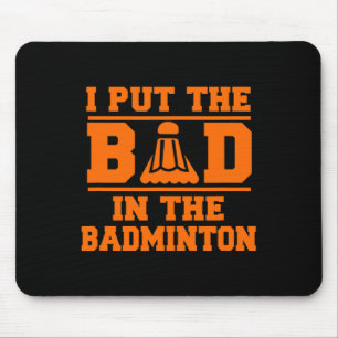 Grappige Badminton Gift Mannen Vrouwen Tiener Muismat