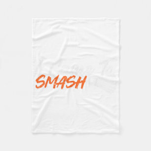 Grappige Badminton Humor Smash Shuttle Birdie Spor Fleece Deken