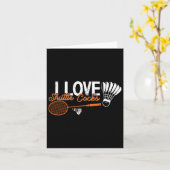 Grappige Badminton Humor Smash Shuttle Birdie Spor Kaart (Gele Bloem)