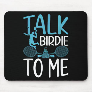Grappige Badminton Humor Smash Shuttle Birdie Spor Muismat