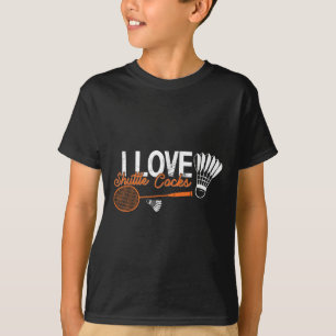 Grappige Badminton Humor Smash Shuttle Birdie Spor T-shirt