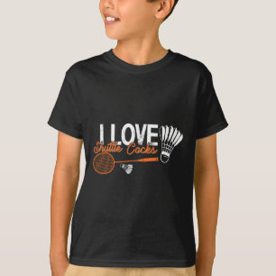 Grappige Badminton Humor Smash Shuttle Birdie Spor T-shirt