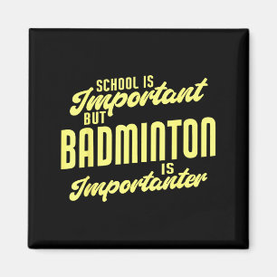 Grappige Badminton Is Belangrijker Badminton Spele Magneet