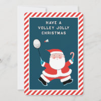 Grappige Badminton Kerstkaarten