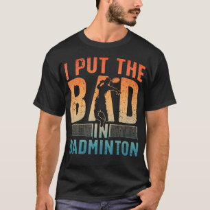 Grappige Badminton Kids Badminton Speler T-shirt
