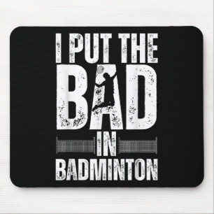 Grappige Badminton Kunst Voor Mannen Vrouwen Shutt Muismat