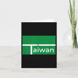 Grappige Badminton Match Nieuw Taiwan Vlag Alterna Kaart