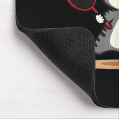 Grappige Badminton Schattigee Cat Racket Shuttle M Muismat (Hoek)