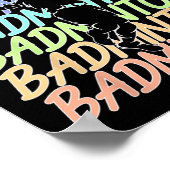 Grappige  Badminton Shuttle Badminton Player S Poster (Hoek)