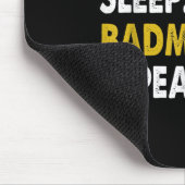 Grappige Badminton Shuttle Noveltie T-shirt Muismat (Hoek)