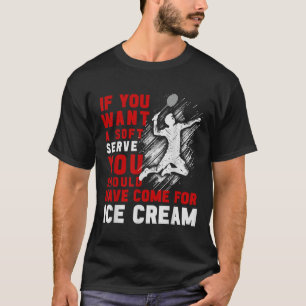 Grappige Badminton Shuttle Retro Vintage Voor Mann T-shirt